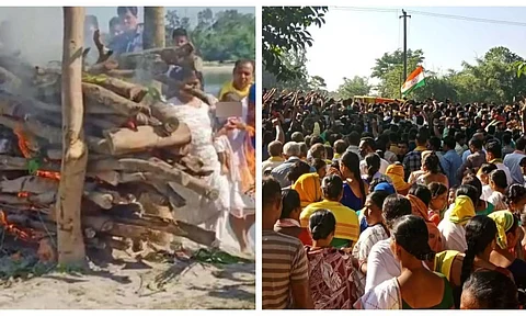 Last rites of Assam braveheart Havildar Haradhan Roy performed
