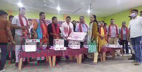 Seeds, gas cylinders distributed among farmers in West Karbi Anglong