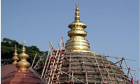 Renovated golden dome of Kamakhya Temple unveiled
