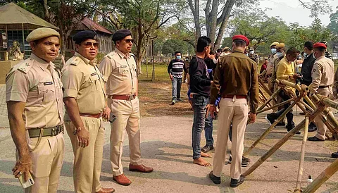 Re-examination for SI recruitment held at Mangaldai College