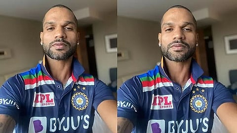 Shikhar Dhawan shares image of Team India's new limited-overs jersey