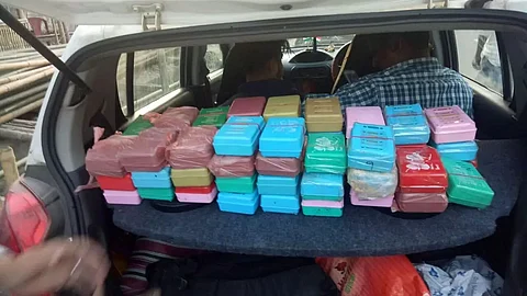 Basistha Police, Crime Branch Guwahati seized suspected drugs
