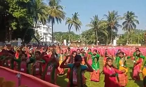 Celebrating 4th Mech Kachari cultural festival in Guwahati