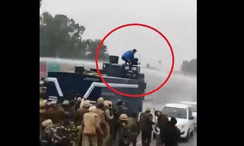 Farmer's protest: Navdeep Singh emerges as a hero for turning off water canon
