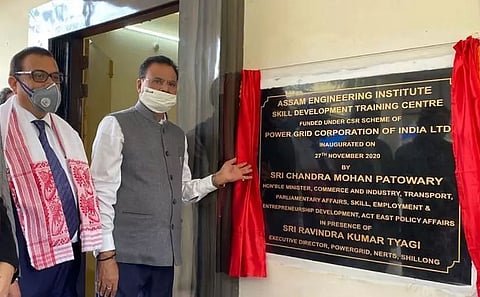 Minister Chandra Mohan Patowary inaugurated Skill centre at AEI, Chandmari