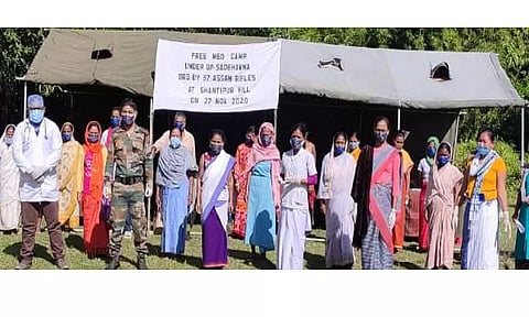 Assam Rifles holds free medical camp in Cachar district
