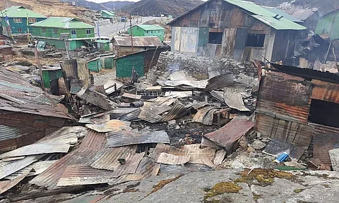 Army averts major fire in remote East Sikkim village