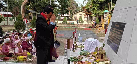 KAAC paid rich tribute to Karbi legendary figure Kajir Ronghangpi