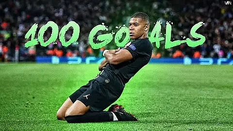 Kylian Mbappe reaches 100th goal for PSG in league win against Montpellier