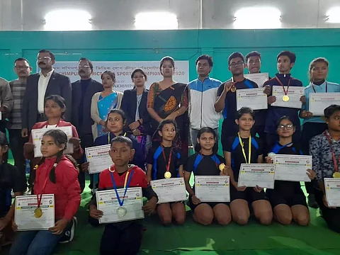 District level Yoga Championship held in Lakhimpur