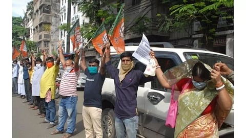 BJP activists, police clash in Siliguri over protest march