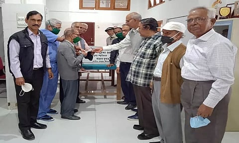 Former ADC Santosh Kumar Gupta donates Rs 7 lakh to Cachar Cancer Hospital