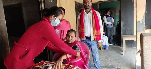 Free eye camp held at Basudev LP School