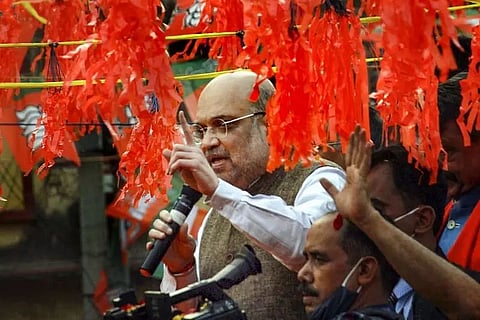Union Home Minister Amit Shah holds grand roadshow in West Bengal
