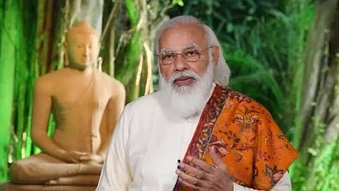 PM Narendra Modi proposes to create a library of Buddhist literature