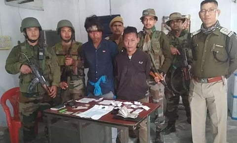 Two Eastern Naga National Government cadres held in Bordumsa