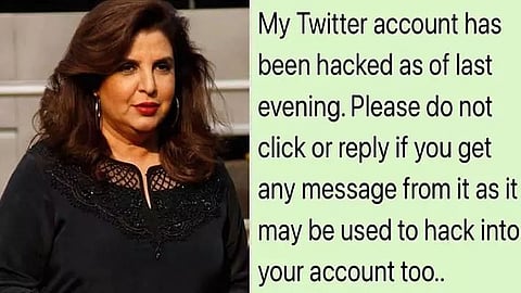 Filmmaker Farah Khan's Twitter hacked, Instagram restored