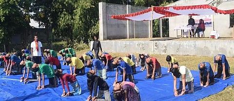 Three-day free yoga camp held in Jamugurihat