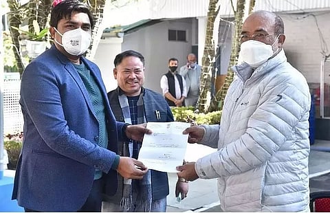 Lilong MLA Y Antas Khan extends support to BJP-led government in Manipur