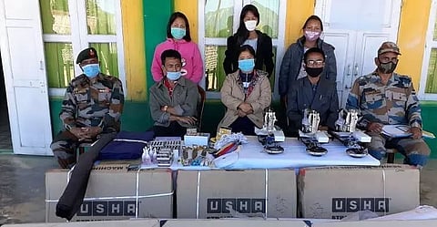 Assam Rifles distributes sewing machines at three villages across Mizoram