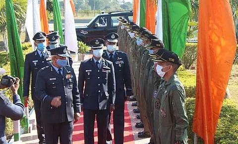 Air Marshal Amit Dev visits Chabua Air Force Station