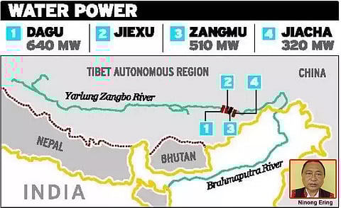 Biggest threat from Chinese dams on upper reaches of Brahmaputra: Ering