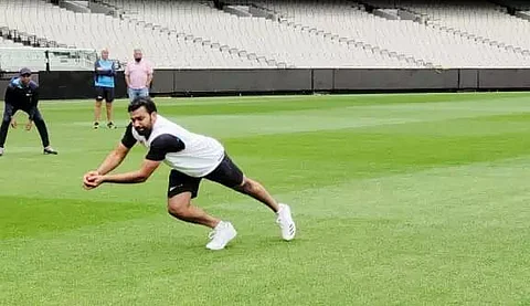 India batsman Rohit Sharma resumes training