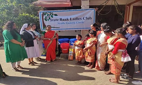 CSR programmes organized by State Bank of India Ladies Club in Guwahati