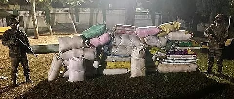 Contraband items valued at Rs 74 lakh seized in Tripura