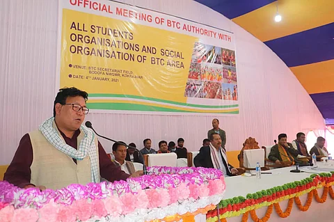 Pramod Boro assures equal progress of all communities through development council