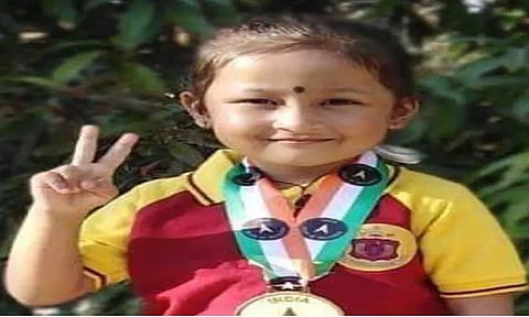 Five-year-old Prakriti Bora from Bokajan makes it to 'India Book of Records'
