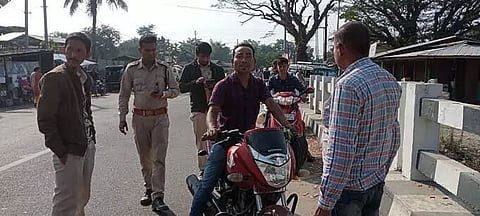 Baksa DTO launches operation against vehicles at Matanga Chowk