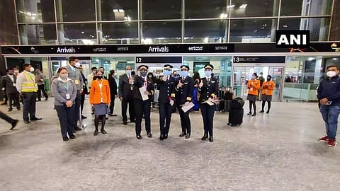Air India's All-Women Pilot Team Flew Over North Pole, Reached Bengaluru