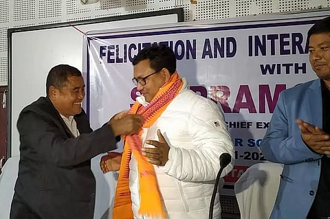 BTC Journalists' Association felicitates Pramod Boro