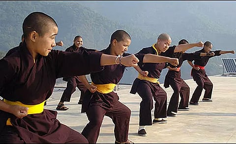 Buddhist Kung Fu nuns kicking hard at centuries-old taboos