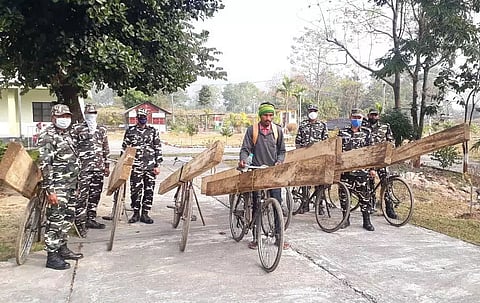 SSB nabs timber smuggler along Bhutan border