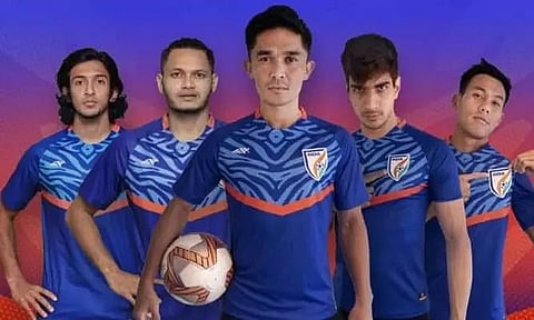 New kits of Indian football teams unveiled