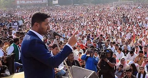 It's a straight fight: Asom Jatiya Parishad president Lurinjyoti Gogoi