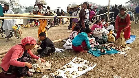 Traditional Jonbeel Mela from today at Jonbeel Pathar near Jagiroad