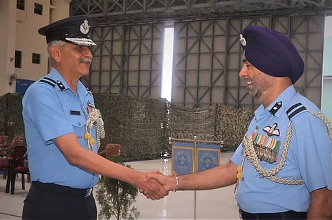 Change of command at Air Force Station Tezpur