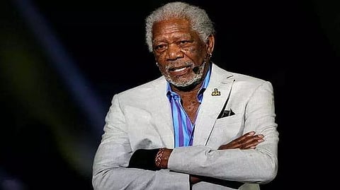 Morgan Freeman's special shoutout for Indian artist