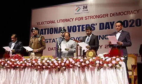Assam Governor Jagdish Mukhi calls upon voters to cast votes