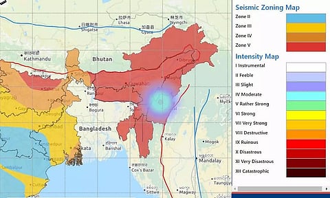 Earthquake Of Magnitude 3.3 Hits Kangpokpi, Manipur