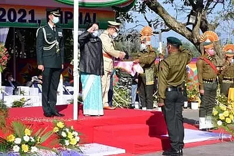 Republic Day celebrated in Manipur despite boycott call by militant bodies