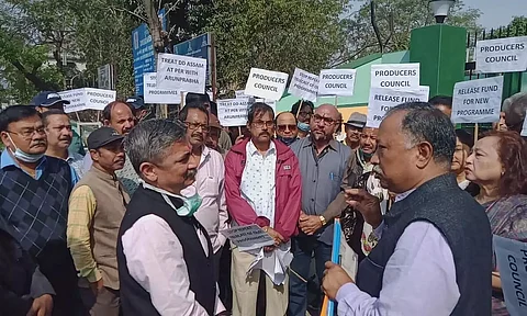 DD Assam Producers Stage Protest, Demand Rs 100 Cr Fund for New Programmes