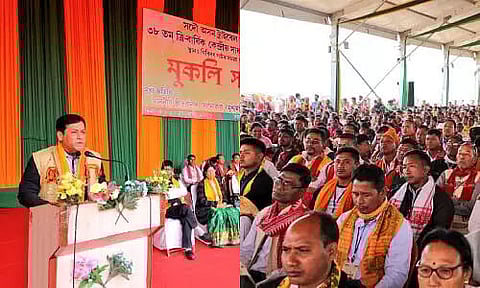 Assam CM Sarbananda Sonowal Annoucnes Rs 1 Lakh Each for 1,300 Families of Laika-Dodhia Villages