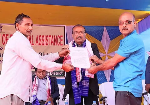 Financial assistance extended to namghars and Bathou Thansalis of Baksa district