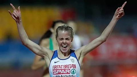 Keely Hodgkinson smashes world U20 indoor 800m record