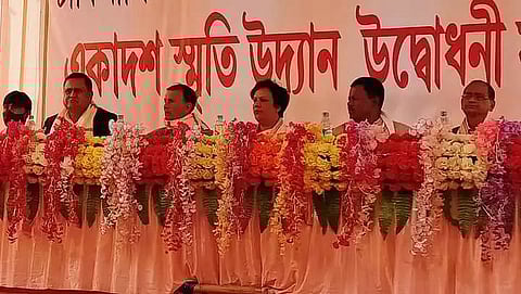 MLA Pramod Borthakur inaugurated memorial park in Biswanath Chariali