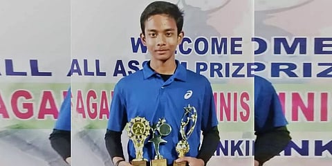 Double crown for Ved Aditya Kalita of Pulin Das-India Club Tennis Academy